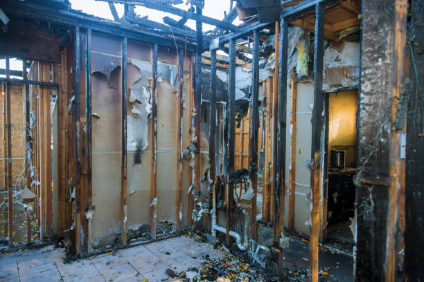 Professional Emergency Fire Cleanup technician working in Glenwood, MD